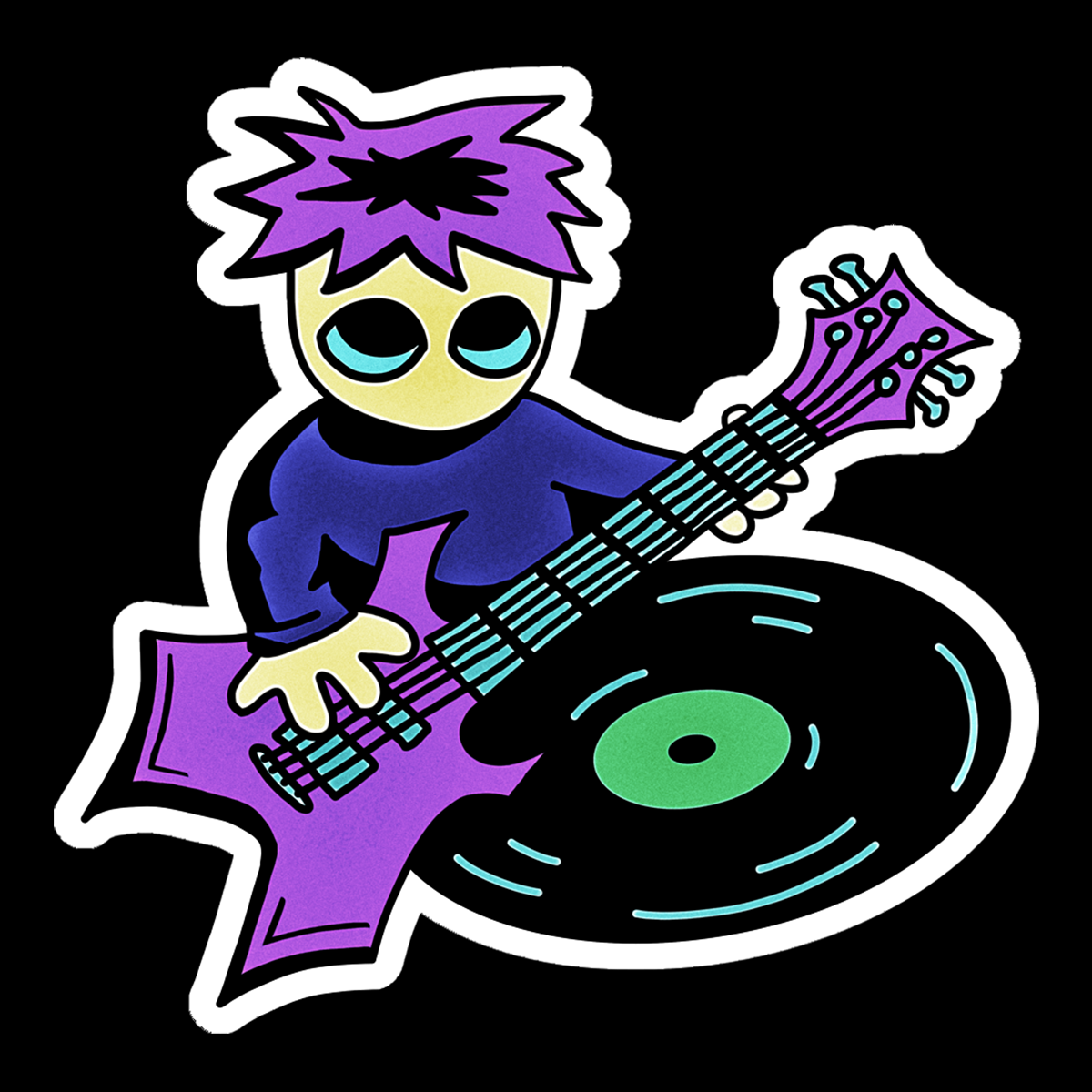 ECLIPSE RECORDS - STICKER