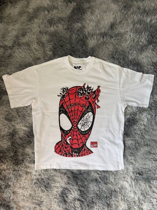 SPIDEY BROKEN MASK (WHITE)