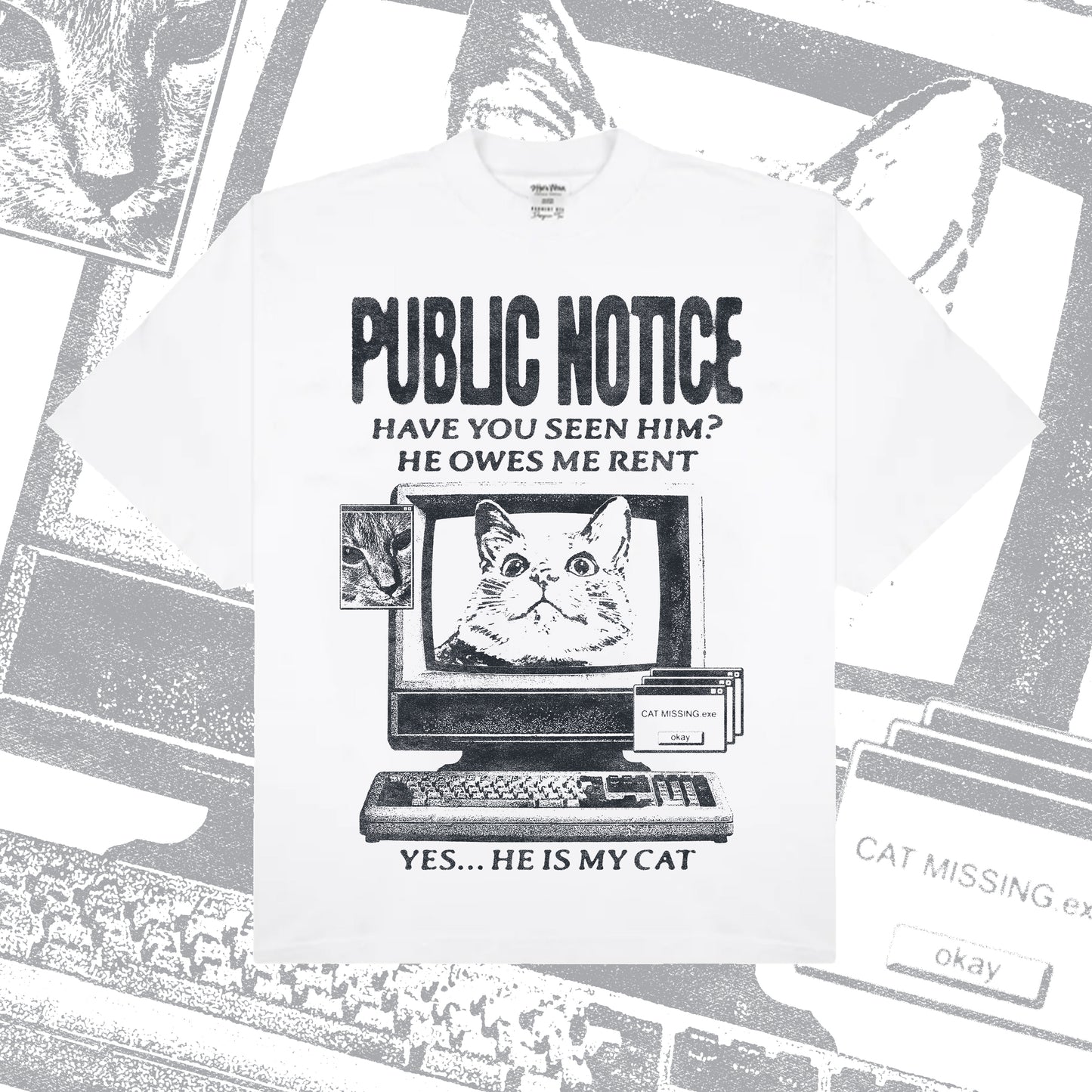 LOST CAT - Heavyweight Boxy Tee