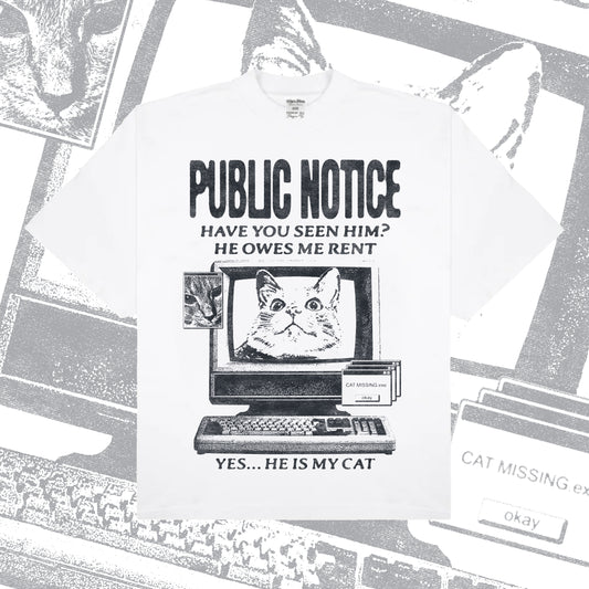 LOST CAT - Heavyweight Boxy Tee