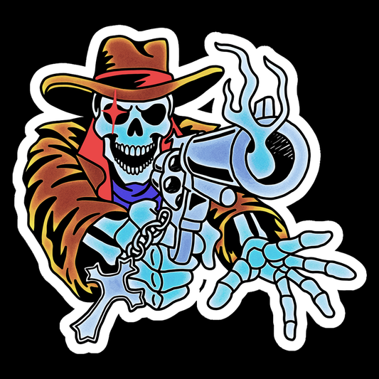 SIX SHOOTER SAINT - STICKER