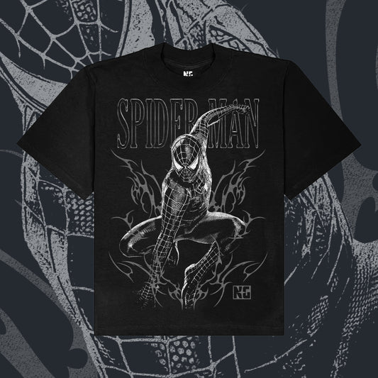 CYBERSIGILISM SYMBIOTE SPIDEY - Front & Back Heavyweight Boxy Tee