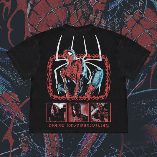 CYBERSIGILISM SPIDEY - Front & Back Heavyweight Boxy Tee