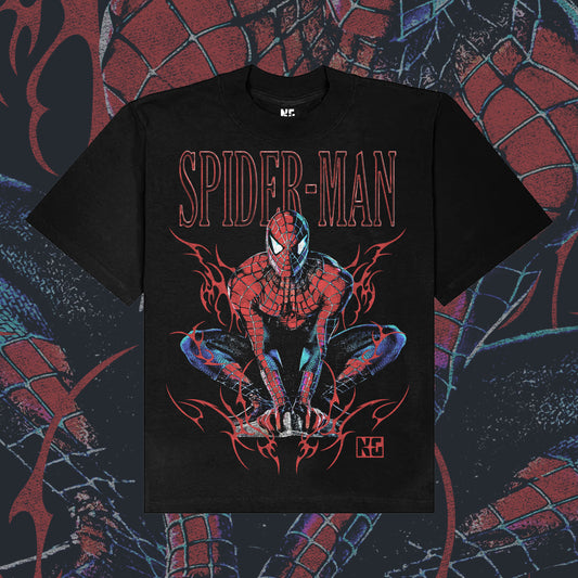 CYBERSIGILISM SPIDEY - Front & Back Heavyweight Boxy Tee
