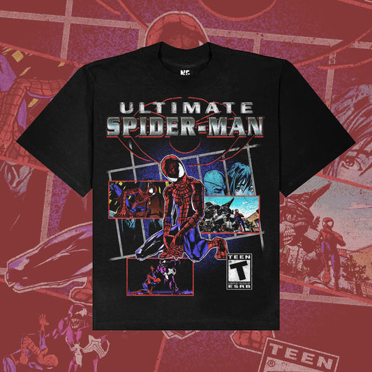 ULTIMATE SPIDEY - Front & Back Heavyweight Boxy Tee